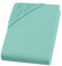 Spannbettlaken 180x200-200x220 cm für Wasserbetten & Boxspringbetten – Jersey 100% Baumwolle für Matratzen bis 35 cm Höhe, Bettlaken in Übergröße, Mint