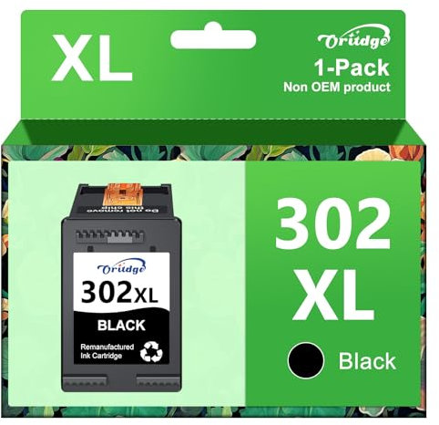 302XL Tintenpatronen Ersatz für HP 302 XL Schwarz für Tinte HP 302 XL