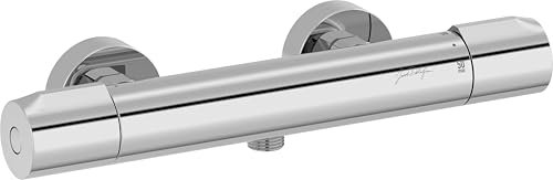 JACOB DELAFON Mitigeur thermostatique de douche mitigeur thermostatique mural avec limiteur de débit sensitif, économie d'eau, sécurité maximale MÉTRO E24394-CP