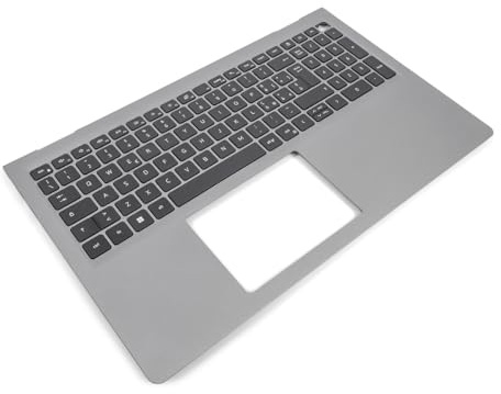 Dell Vostro 15-3510/3250/3530-Series USB-C Palmrest & ITALIAN Backlit Keyboard - 03JTWM (K9D8D) - Grey (Renewed)