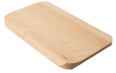 Bloomhouse - Two Time Oprah's Favorite Things Winner - 16 x 10 Inch Medium Oil-Coated Italian Beech Wood Cutting Board – Durable, Made in Lake Como, Italy – Premium Kitchen Chopping & Serving Board