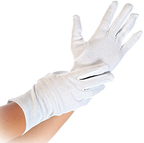 Hygostar Baumwoll-Handschuh BLANC Größe XXL, Paar