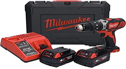 M18BPD-402C Compact Percussion Drill, 2 Batteries and Charger