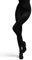 MARILYN Strumpfhose Damen 100 DEN Taillenformende Schlankmachende Winter Warme Strumpfhosen (1 Paar, 36 S, Schwarz/Nero)
