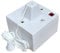 Shower Ceiling Pull Cord Switch & Pattress Box, 45 Amp Double Pole Neon Electric