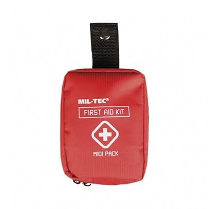 Mil-Tec Unisex – Erwachsene Erste-Hilfe-Paket-16025910 Erste-Hilfe-Paket, Red, Einheitsgröße