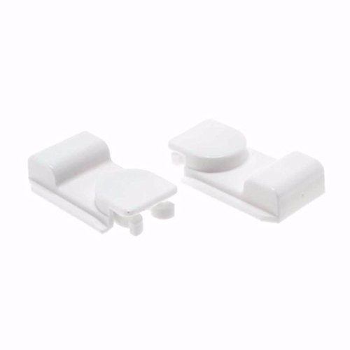 Dometic Fridge Vent Locking Slider (Pack Of 2) (One Size) (White)