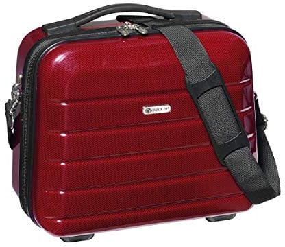 Check in Kosmetikkoffer London 2.0, Carbon/rot