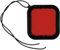 vhbw Filtre sous-Marin Compatible avec GoPro Hero 5, 6 boîtier étanche de caméra d'action - Filtre Rouge pour plongée