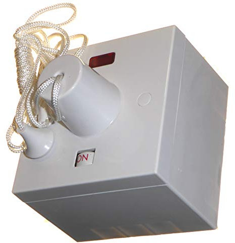 45A Shower Switch Ceiling Pull Cord with 47mm Back Pattress Box