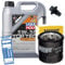 Ölwechsel Set Inspektion 5L Liqui Moly Top Tec 4200 5W-30 Öl Motoröl + HENGST Ölfilter + Öl Ablassschraube Verschlusssschraube