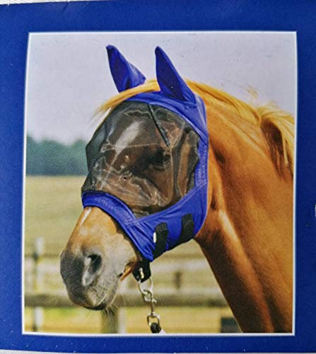 Busse Sportartikel Fliegenmaske Fly Buckler Gap Blau - Pony