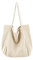 Ulisty Damen Groß Cord Tragetasche Retro Schultertasche Beiläufig Einkaufstasche Mode Handtasche Beige