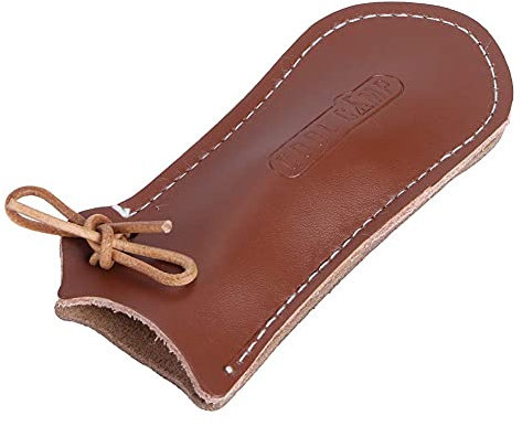 HERCHR Heißgriff-Halter, Topfgriff Leder-Heißgriffhalter, Gusseisen Pfannengriffabdeckungen für die Küche