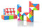 ROXENDA Magic Snake with 24 Segments, Magic Cube Twist Puzzle - 3D Puzzles Games Fidget Party Bag Fillers Toys Christmas Stocking Fillers for Kids and Adults - 1 Pack (Rainbow)