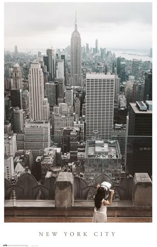 Grupo Erik New York City Views Poster - Kunstdruck - Deko Wohnzimmer oder Deko Schlafzimmer - Zimmer Deko - Größe : 61 x 91, 5 cm - Originales Geschenk - Offizielle Lizenz