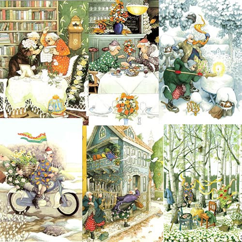 Inge Löök Postkarten set 6 (jetzt 31-36) Größe: 10,5x15 cm,Set mit 6 Karten