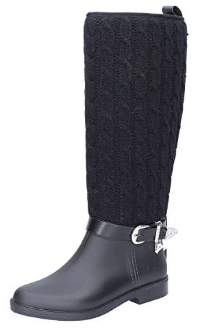 Trussardi JEANS Stivali Donna gomma nero 37 EU