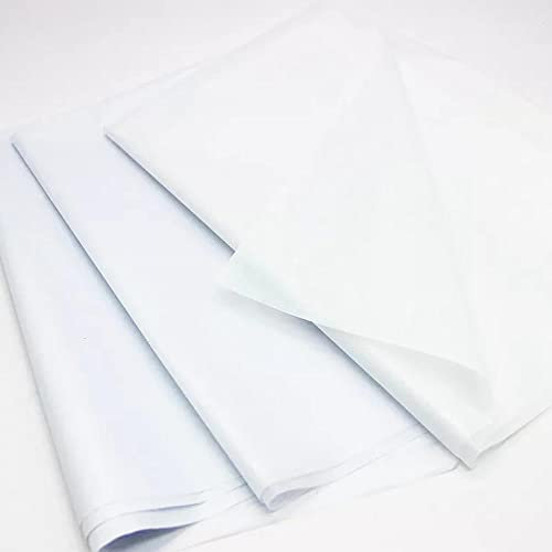 AKAR Acid Free White Tissue Paper 960 Sheets for Gift Wrapping, 50x75 cm Large Boxes Packing, Filler, Art and Craft Packaging