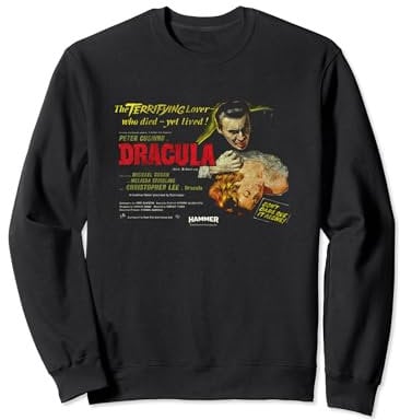 Hammer House of Horror Poster Dracula Sweatshirt