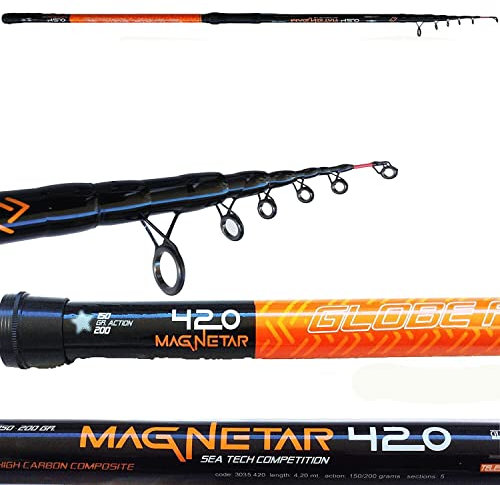 Canna Pesca Surfcasting Surf Casting Telescopica MT. 4,20 GR. 200