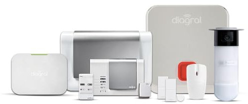 DIAG25CSF kit di allarme per la casa connessa con sensore esterno - Compatibile con gli animali domestici - Diagral