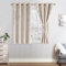 JIUZHEN Verdunklungsvorhang aus Samt, 2er Set Beige Samt Vorhang weiche blickdichte Gardinen Grün Samtvorhang mit Ösen Vorhänge für Deko Schlafzimmer Wohnzimmer, 140x145cm (BxH),Beige