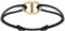 1001 Bijoux Bracelet argent 925‰ doré maille marine 13 X 18mm cordon coulissant noir + écrin (offert) + Certificat d'Authenticité Argent 925‰