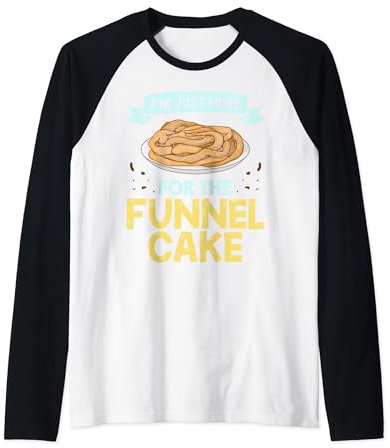 Funnel cake recipe mix maker Raglan Baseball Tee