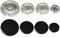 De Longhi Elba - Kit 4 bruciatori originali Defendi completi di piattelli spartifiamma per cucina piano cottura 4 fuochi - Made in Italy - DL01/L
