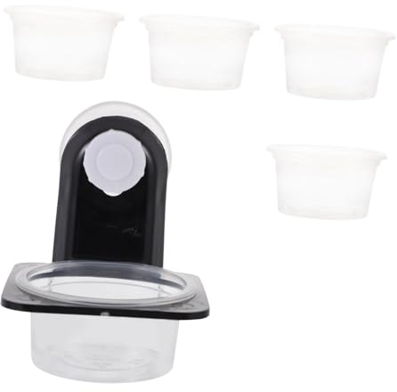 ORFOFE Gamelle Reptile Compacte avec Ventouse Bol Durable pour Nourriture Et Eau Distributeur Pratique pour Alimentation De Petits Animaux Reptiles en Terrarium