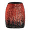 Durio Deutschland Fanartikel Glitzer Rock Kurz Damen Olympische Flaggenfarbe Pailettenrock Für Damen Sexy Midi Skirt Hüftrock Party Rave Outfit Rot/Schwarz XL