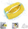 Portable Reusable Shoe Bag for Washing Machine - Deep Cleaning, All Shoe Types And Sizes (Yellow 1pcs)