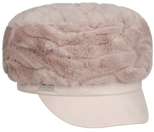 Seeberger Kunstpelz Fischermütze Damen -, Rose, 7/7 3/8