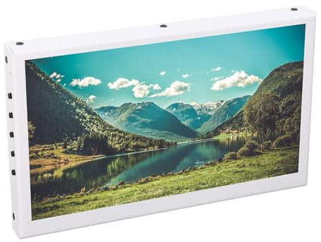 Goshyda Pantalla Táctil Portátil de 7 Pulgadas, Pantalla HD Pantalla Táctil Capacitiva de 5 Puntos, con Cable de Interfaz Multimedia HD, para PC TV Circuito Cerrado Cámara de Televisión