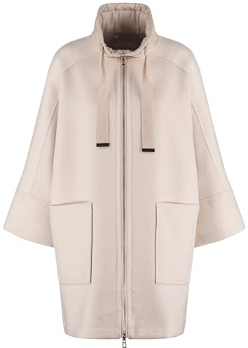 Gerry Weber Damen Modisches Cape mit Reißverschluss Langarm unifarben