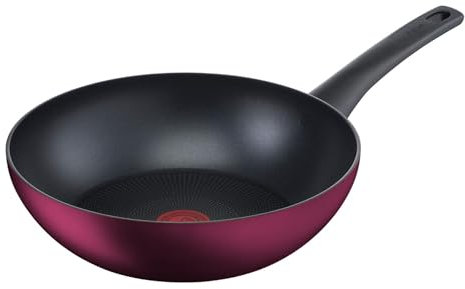 Tefal Wok 28cm IH Plum Red Tous feux + induction - G2851992