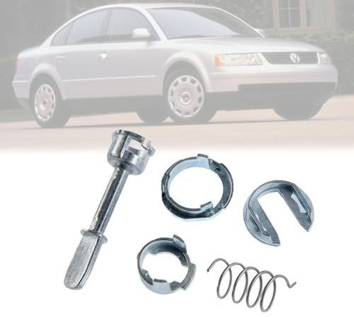 PROMOLINK Türschloss Schließzylinder Reparatursatz Türschlosszylinder Türschloss Zylinder Ersatzteile 52mm vorne links rechts für Passat B5 B5.5 Lupo Superb Arosa A6 3B0837167