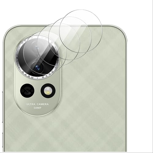 GIOPUEY [Ultra dünn 4 Stück Kameraschutz Kompatibel mit Huawei Nova 13, HD Kamera Glas Schutzfolie [Kratzfest] Camera Protector für Huawei Nova 13