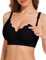 HBselect Nursing Bras for Breastfeeding Comfort Seamless Pregnancy Maternity Bra Wireless Sleep Bralette with Extra Extender Black