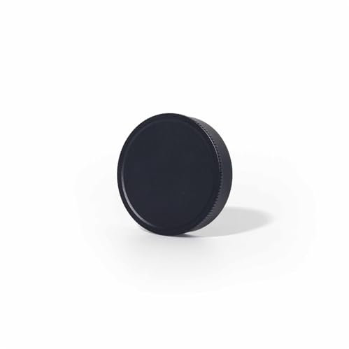 Objektivdeckel für Instax Wide Evo, Sofortbildkamera Aluminium Objektivabdeckung Objektivschutz Staubkappe Zubehör (Schwarz)