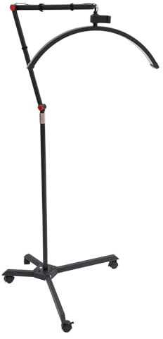 Kazafa Halbmond Lampe, Beauty Lampe Stehend, 36 W,Wimpern-Licht für Wimpernverlängerungen, 360° drehbarer Lichtkopf, 2 Farbtemperaturen, Dimmbares LED Beauty-Ringlicht für Wimperntechnik,Hautpflege