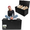 Grindi - Aufbewahrungsbox mit Deckel - Auflagenbox Cygnus - Gartenbox - Kissenbox 270 L - Outdoor Schrank - Paketbox - Sitzbank mit Stauraum - Gartenhaus - Geräteschuppen - Truhe mit Deckel