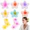 8 Pezzi Flower Hair Clip Anti Scivolo Mollette Fiori per Capelli Signora Elegante Fermagli per Artigli a Fiore Hawaiano Adatto per Viaggi All'aperto Vacanze al Mare e Feste