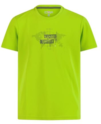 CMP Jungen Outdoor T-Shirt mit Dry-Function Gr. 140 | schneller Feuchtigkeitstransport, atmungsaktives Material, leichtes Tragegefühl, für Wandern & Trekking