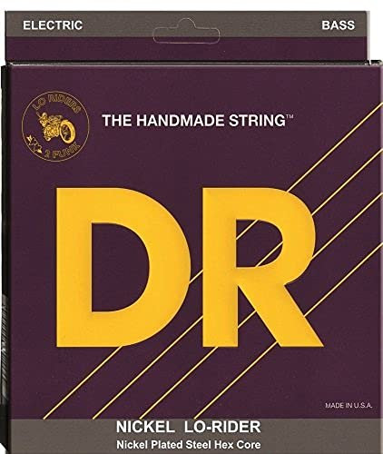 DR B NLOW NMH5-130 Nickel Lo-Rider Jeu de cordes pour Basse 5 cordes