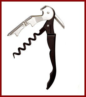 Pulltap’s Professional Double‑Hinged Waiter’s Corkscrew (Classic 500) – Luxury Sommelier‑Grade Wine Opener with Signature Pulltap’s Logo & Precision Foil Cutter