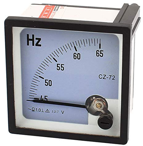 Sourcingmap 1.0 Accuracy Class 45-65Hz Frequency Tester Analog Panel Meter AC 220V
