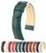Hirsch Lederband Duke 01028040-2-20 Stegbreite: 20mm, Leder: Krokoprägung grün