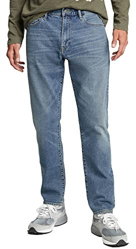 GAP Herren Straight Taper Fit Denim Jeans, Fairfax Waschmittel, 34W / 34L